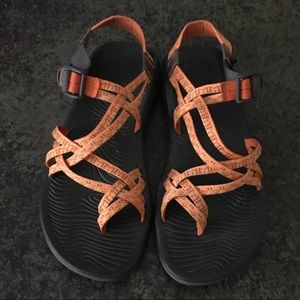 Orange Chacos Size 11